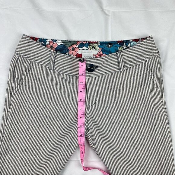 Charlotte Russe Flare Pants Navy and White stripe Juniors Size 9 - Picture 2 of 8